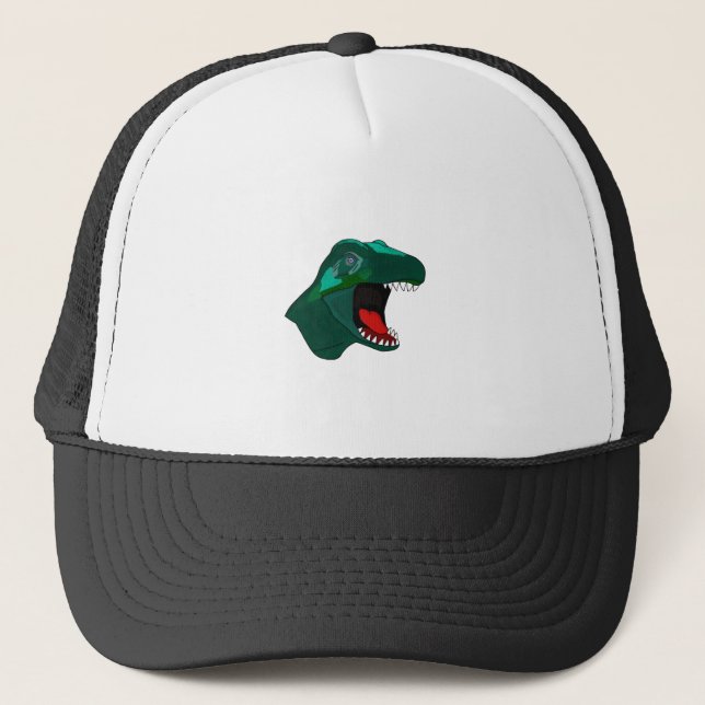 Gorra De Camionero T Rex Dinossaur (Anverso)