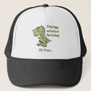 Gorra De Camionero T-Rex feliz