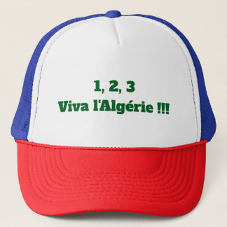 Gorra De Camionero T-shirt 1, 2, 3 Viva l'Algérie