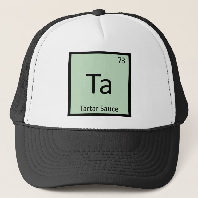 Gorra De Camionero Ta - Símbolo de tabla periódica de química de sals (Anverso)