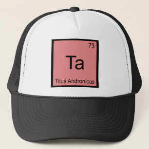 Gorra De Camionero Ta - Titus Andronicus Símbolo del Elemento Químico