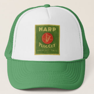 Gorra De Camionero Tabaco del corte del enchufe de la arpa
