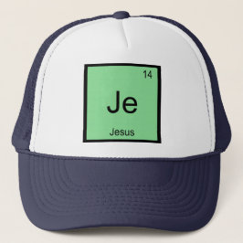 Gorra De Camionero Tabla periódica de elementos de química de nombre