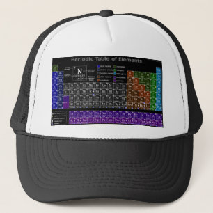 Gorra De Camionero Tabla periódica de los elementos
