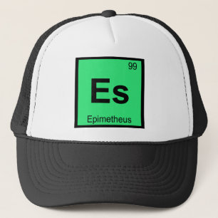 Gorra De Camionero Tabla periódica de química de Es - Epimetheus Tita