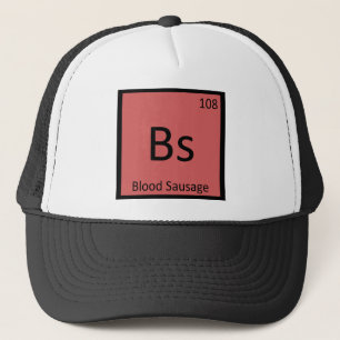 Gorra De Camionero Tabla periódica de química de morcilla