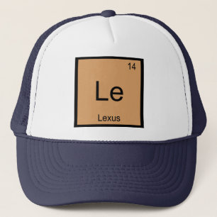 Gorra De Camionero Tabla periódica del elemento conocido de la