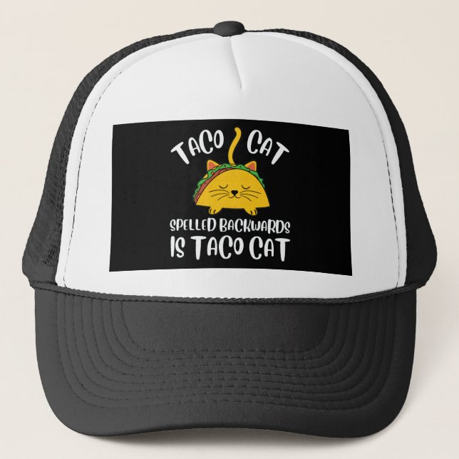 Gorra De Camionero Taco Cat (Anverso)