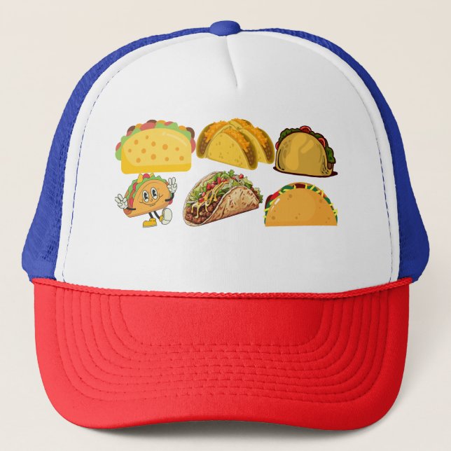 Gorra De Camionero Taco Collage (Anverso)