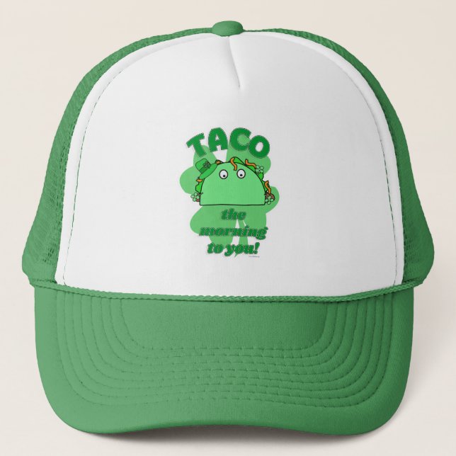 Gorra De Camionero Taco, el gracioso San Patrick Day Mashup (Anverso)