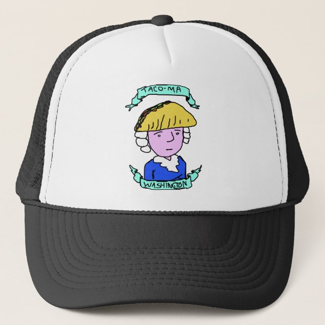 Gorra De Camionero Taco Meat Tacoma Washington (Anverso)