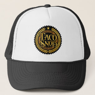 Gorra De Camionero Taco Snob - divertido amante del taco