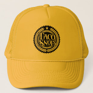 Gorra De Camionero Taco Snob - divertido amante del taco