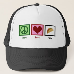 Gorra De Camionero Tacos del amor de la paz