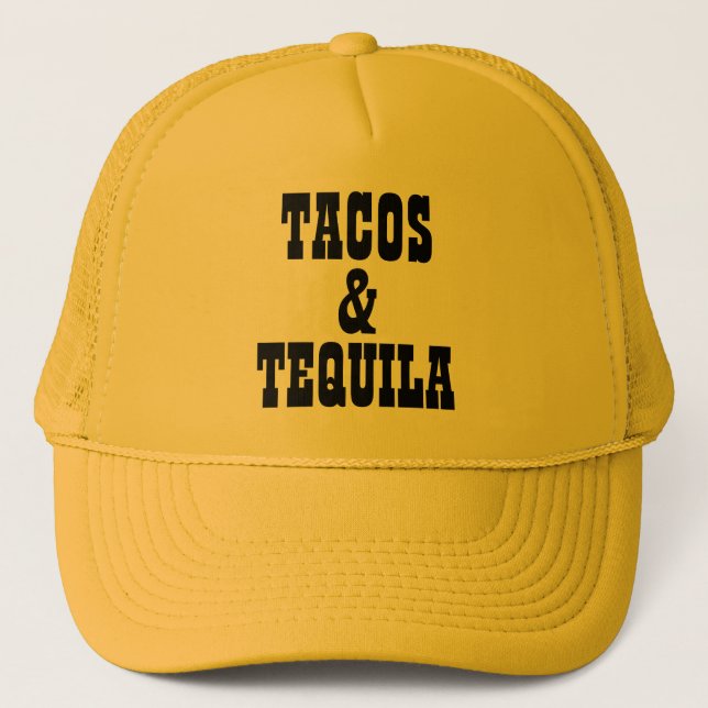 Gorra De Camionero Tacos y Tequila (Anverso)