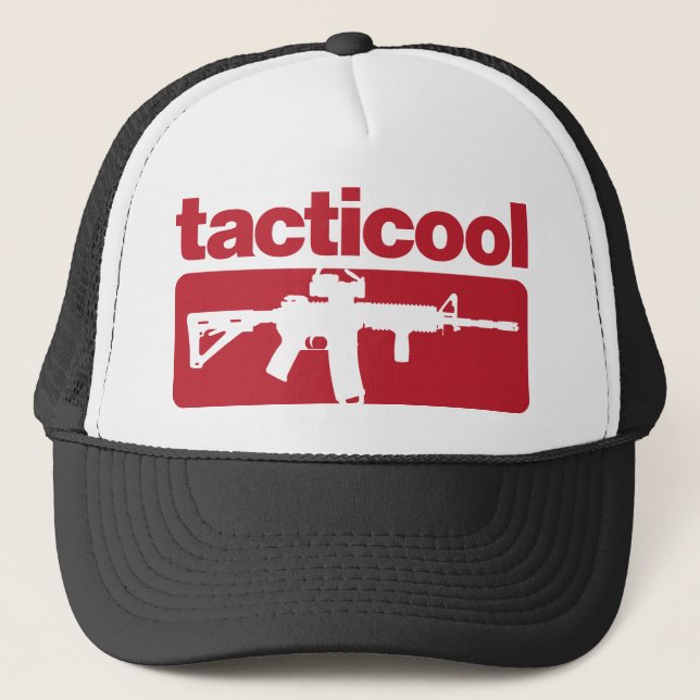 Gorra De Camionero Tacticool - rojo (Anverso)