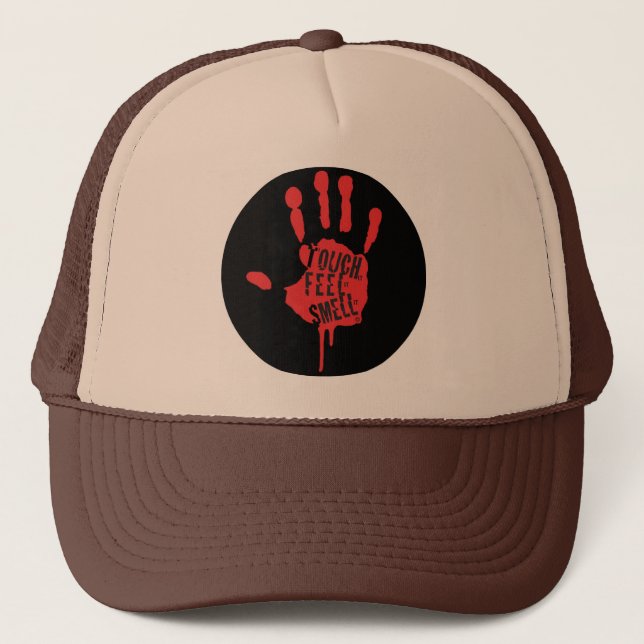 Gorra De Camionero Tacto, sensación, olor (Anverso)