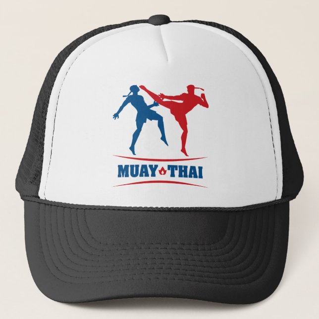 Gorra De Camionero Tailandés de Muay (Anverso)