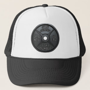Gorra De Camionero Taller - Mantente hambriento, mantente humilde - B