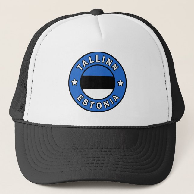Gorra De Camionero Tallín Estonia (Anverso)