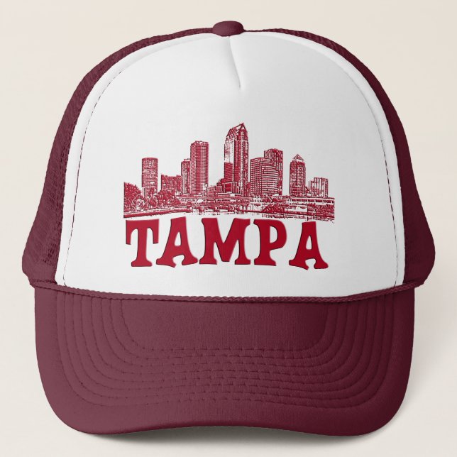 Gorra De Camionero Tampa Fl Skyline Gear (Anverso)
