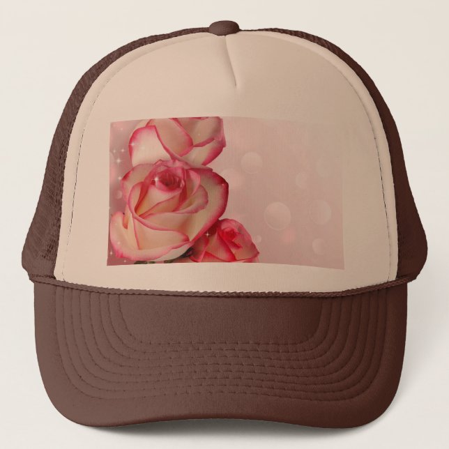 Gorra De Camionero Tan personalizable y Rosa rosa claro de pene marró (Anverso)