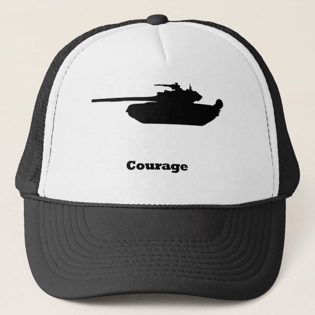 Gorra De Camionero Tank Courage (Anverso)