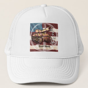 Gorra De Camionero Tanque de la Paz de EE. UU. 