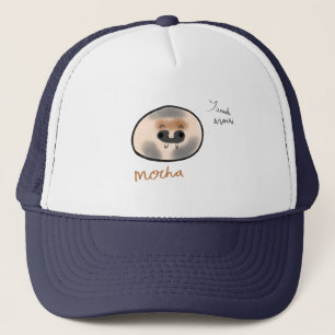 Gorra De Camionero Tanuki Mochi Lindo Animal Divertido Mochi