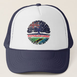 Gorra De Camionero Tanzania Tanzano Australiano Australia Raíces del