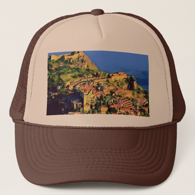 Gorra De Camionero TAORMINA - Sicilia - (Anverso)