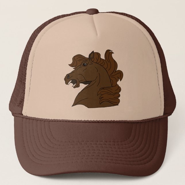 Gorra De Camionero Tapa de cabeza de caballo (Anverso)