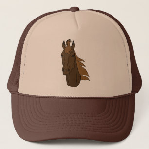 Gorra De Camionero Tapa de Cabeza de Caballo