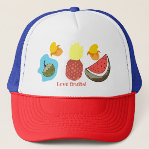 Gorra De Camionero Tapa de frutas de amor