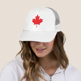 GORRA DE CAMIONERO TAPA DE HOJAS DE MAPLE CANADIENSE