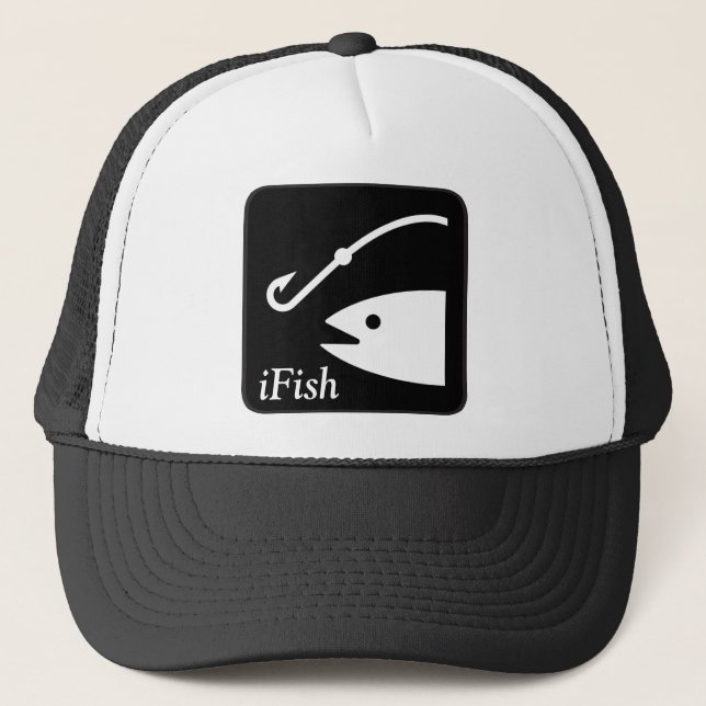 Gorra De Camionero Tapa de iFish (Anverso)