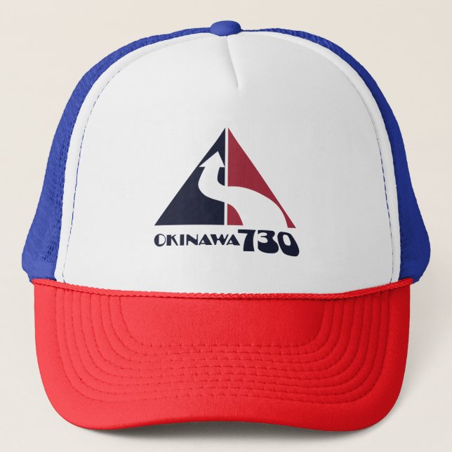 Gorra De Camionero Tapa de reversión de Okinawa 730 (Anverso)