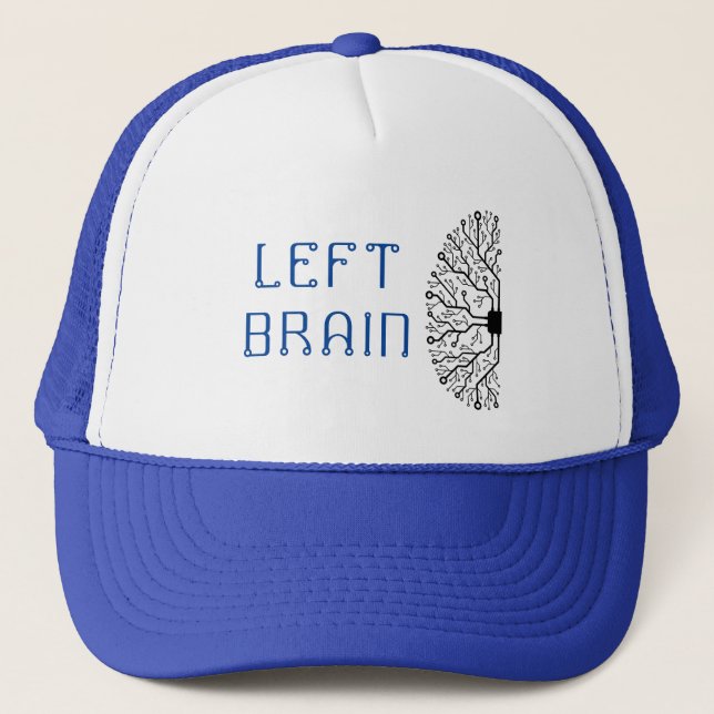 Gorra De Camionero Tapa del cerebro izquierdo (Anverso)