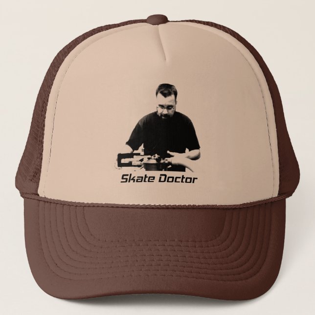 Gorra De Camionero Tapa del médico del patín (Anverso)