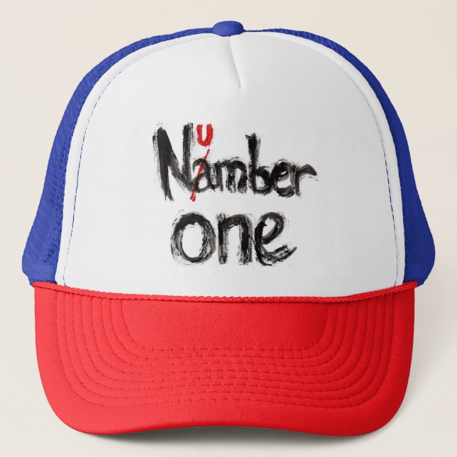 Gorra De Camionero Tapa elegante con la inscripción (Anverso)