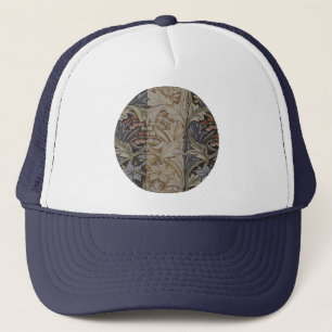 Gorra De Camionero Tapiz Botánico Clásico de Campanilla Azul de Willi