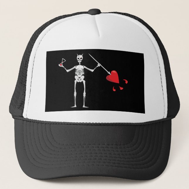 GORRA DE CAMIONERO TAPÓN BLACKBEARD PIRATO (Anverso)