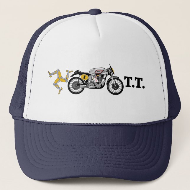 Gorra De Camionero Tapón clásico de bicicleta (Anverso)