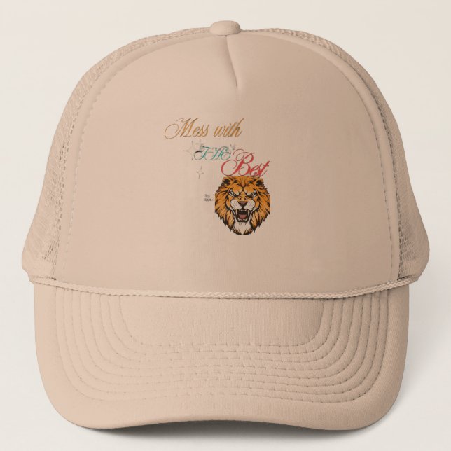 Gorra De Camionero Tapón de actitud de calzado - Mess con lo mejor (Anverso)
