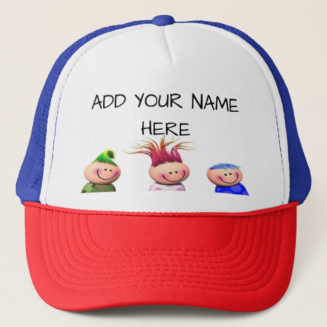 GORRA DE CAMIONERO TAPÓN DE BÉISBOL PERSONALIZADO PARA NIÑOS (Anverso)