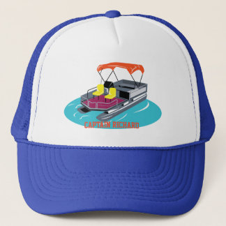 Gorra De Camionero Tapón de bote Pontoon personalizado colorido