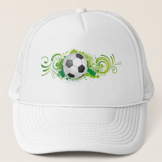 Gorra De Camionero Tapón de camionero de Swirl Green Ball