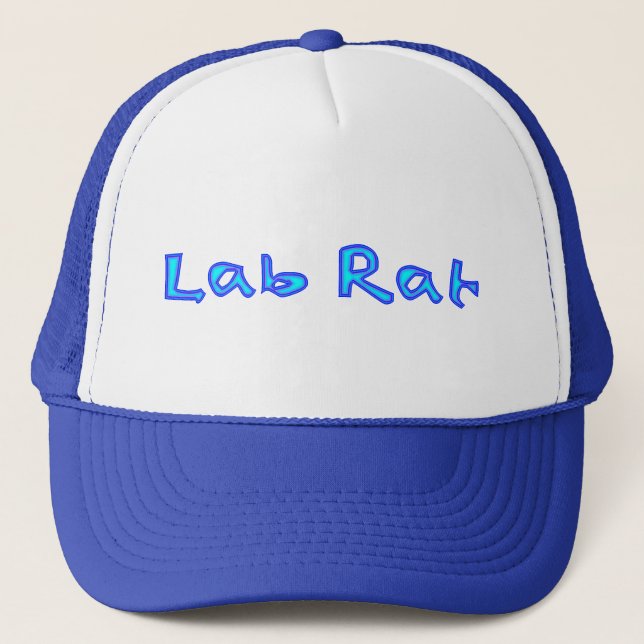 Gorra De Camionero Tapón de rata de laboratorio (Anverso)