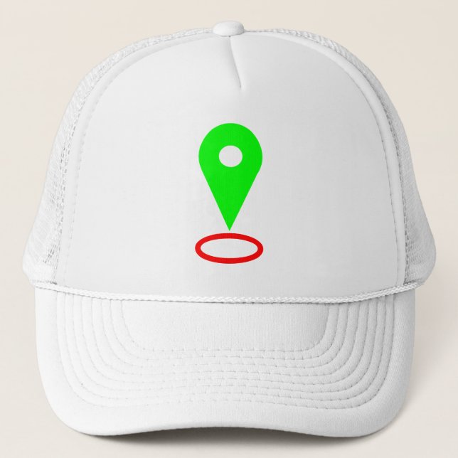 Gorra De Camionero Tapón de ubicación (Anverso)