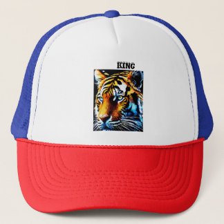 Gorra De Camionero Tapón en diseño de tigre